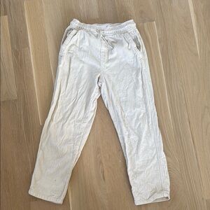 Zara boys Cream Corduroy Pants size 10